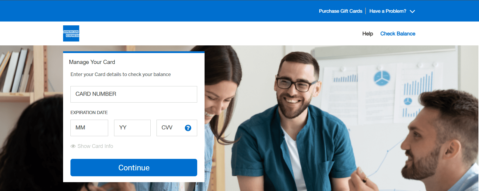 How to check your AMEX gift card balance