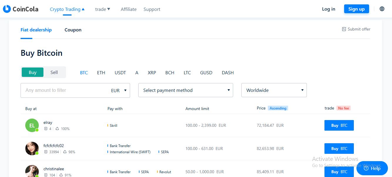 P2P trading platforms in Nigeria