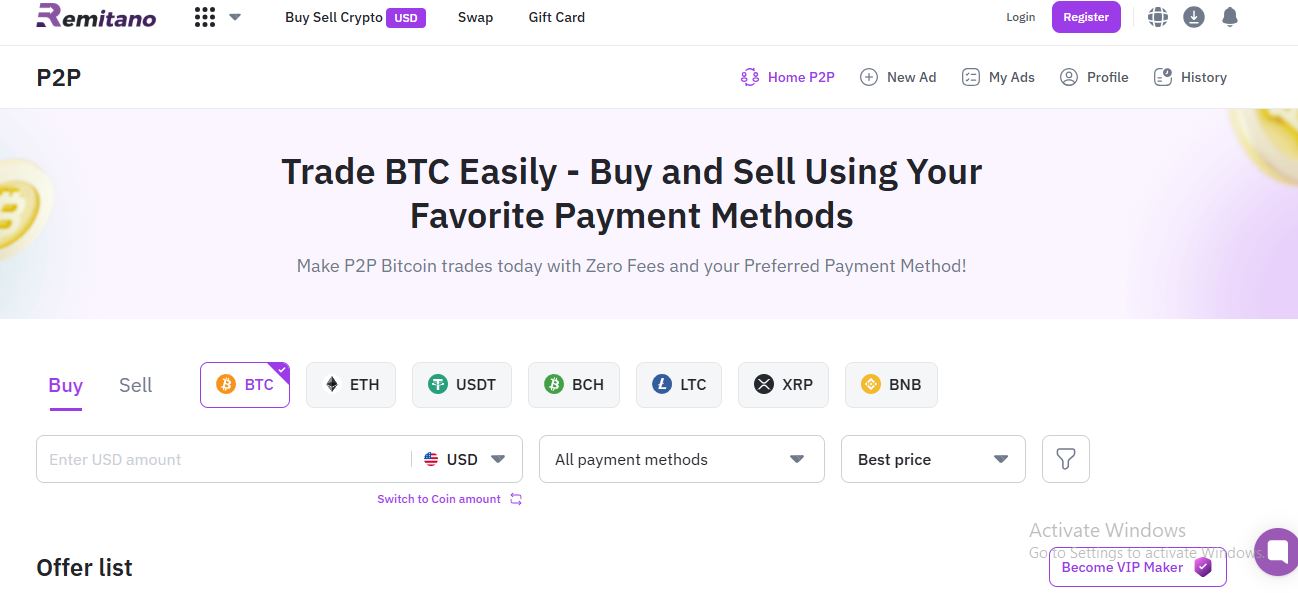 P2P trading platforms in Nigeria