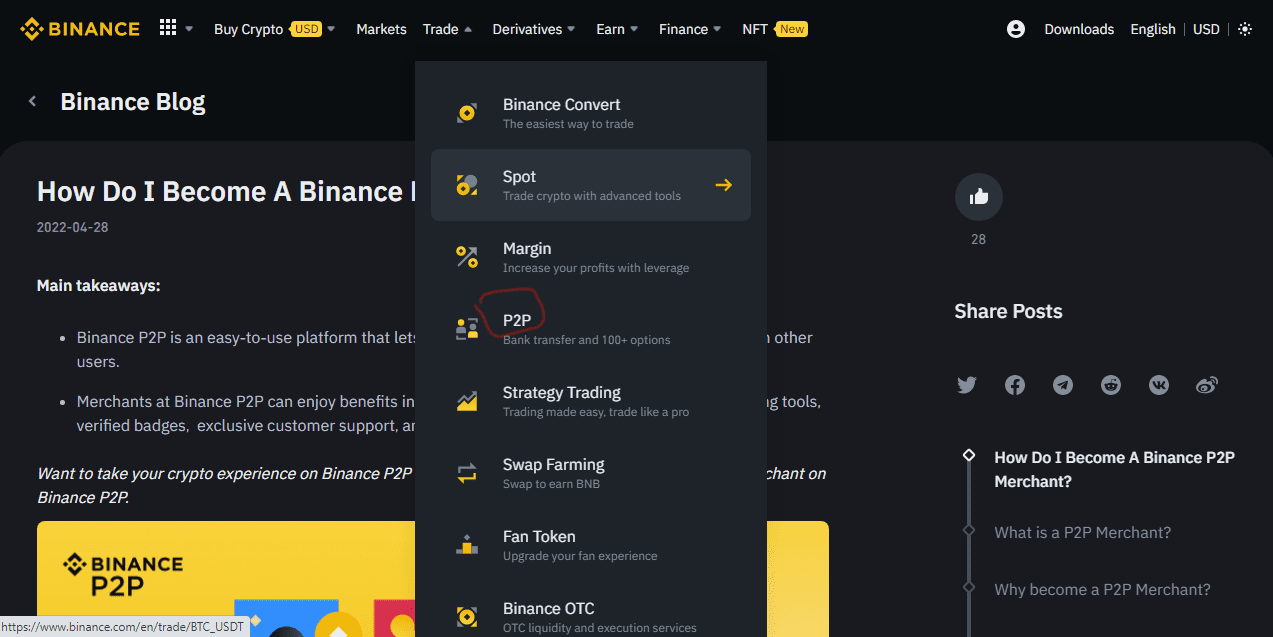 How to trade on Binance P2P 