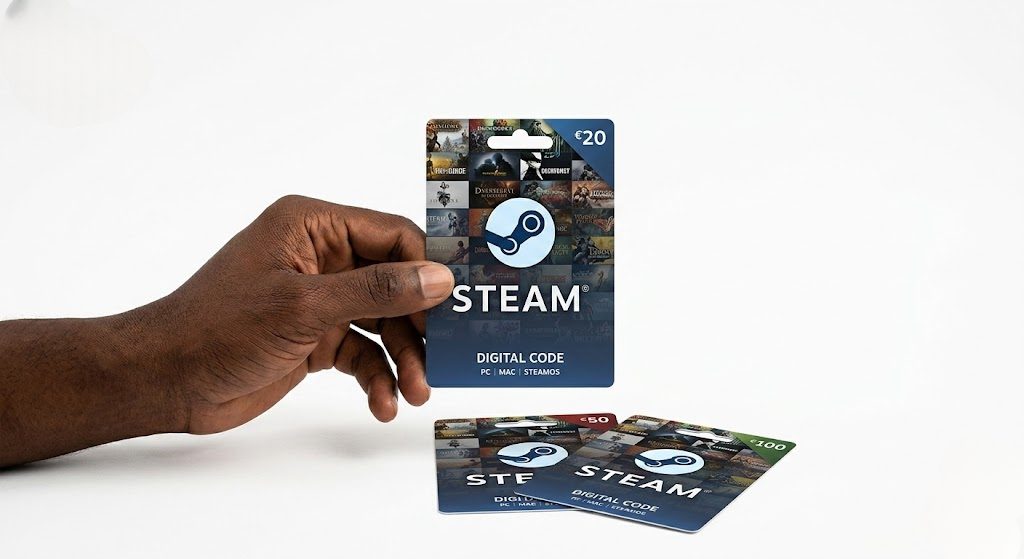 Pictures of Steam gift cards