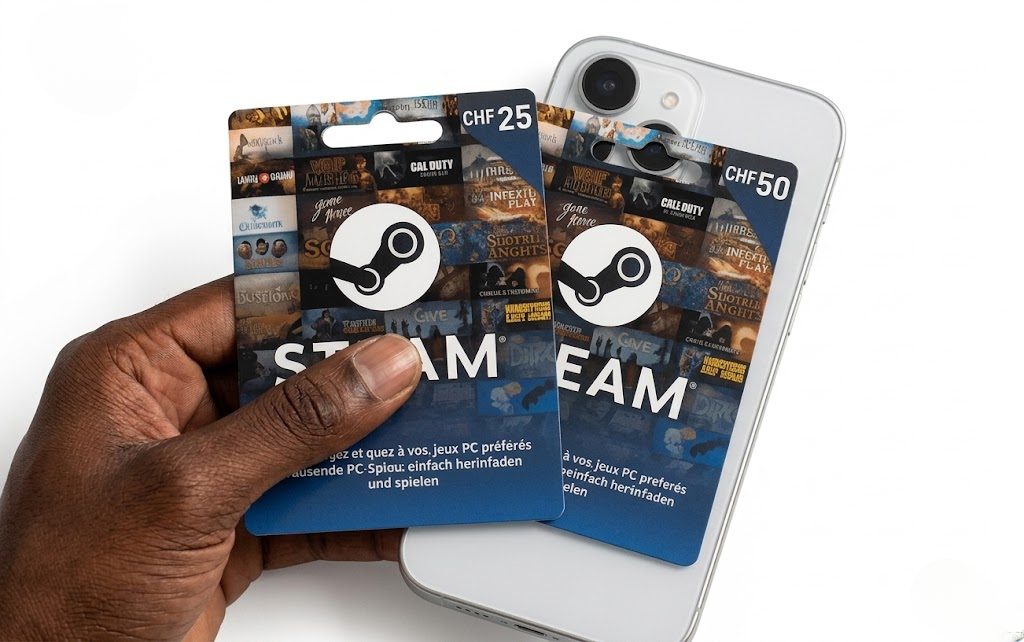 Pictures of Steam gift cards