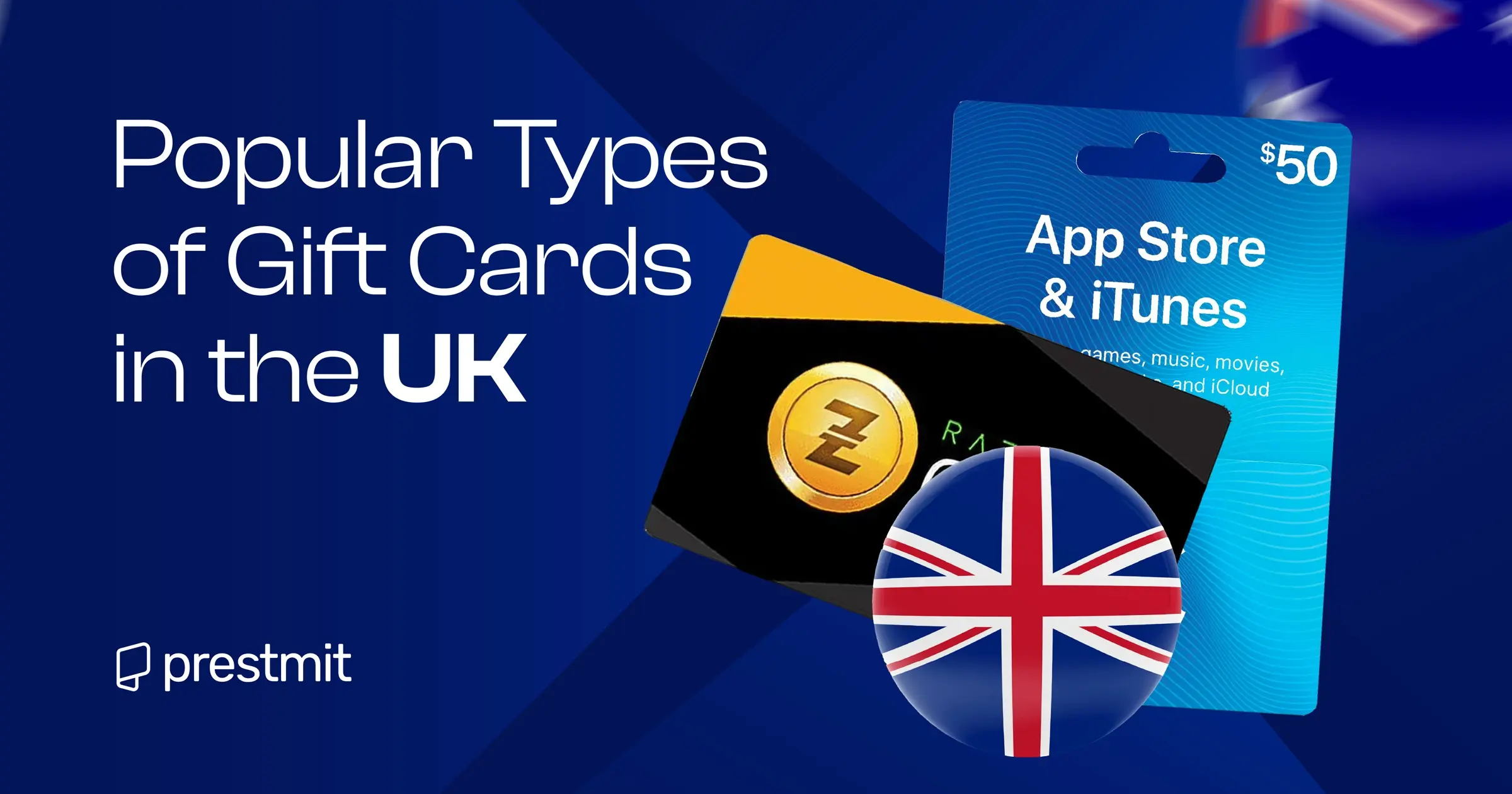 Top 10 Most Popular Gift Card Types in the UK