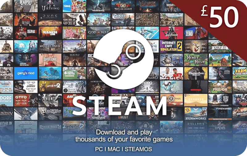 Redeem Steam gift card for crypto