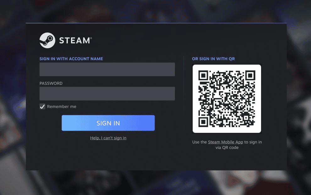 Steam gift card