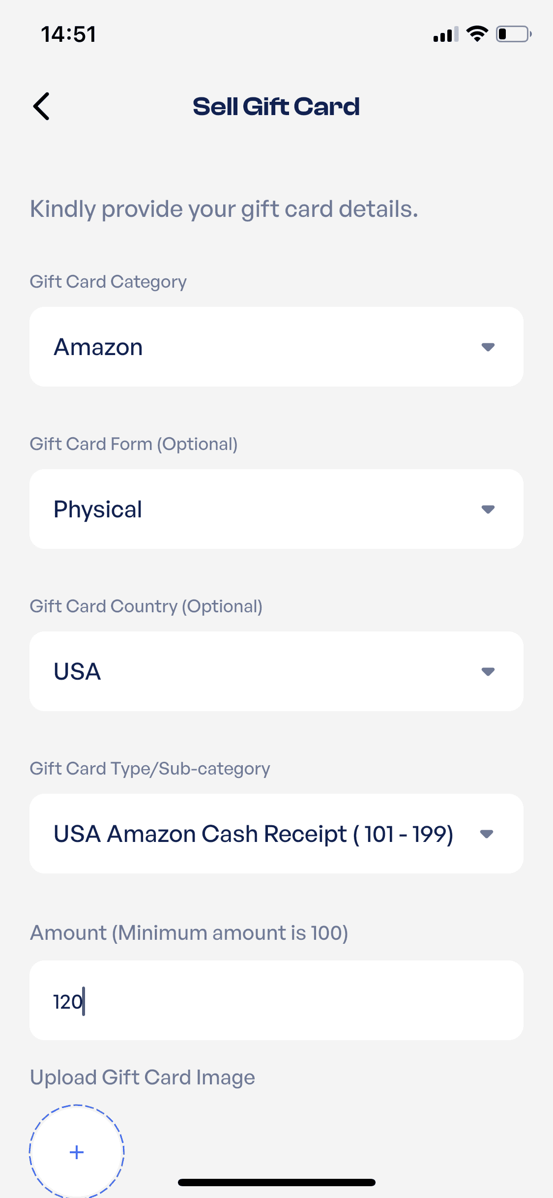 Convert gift card balance to Cash App funds