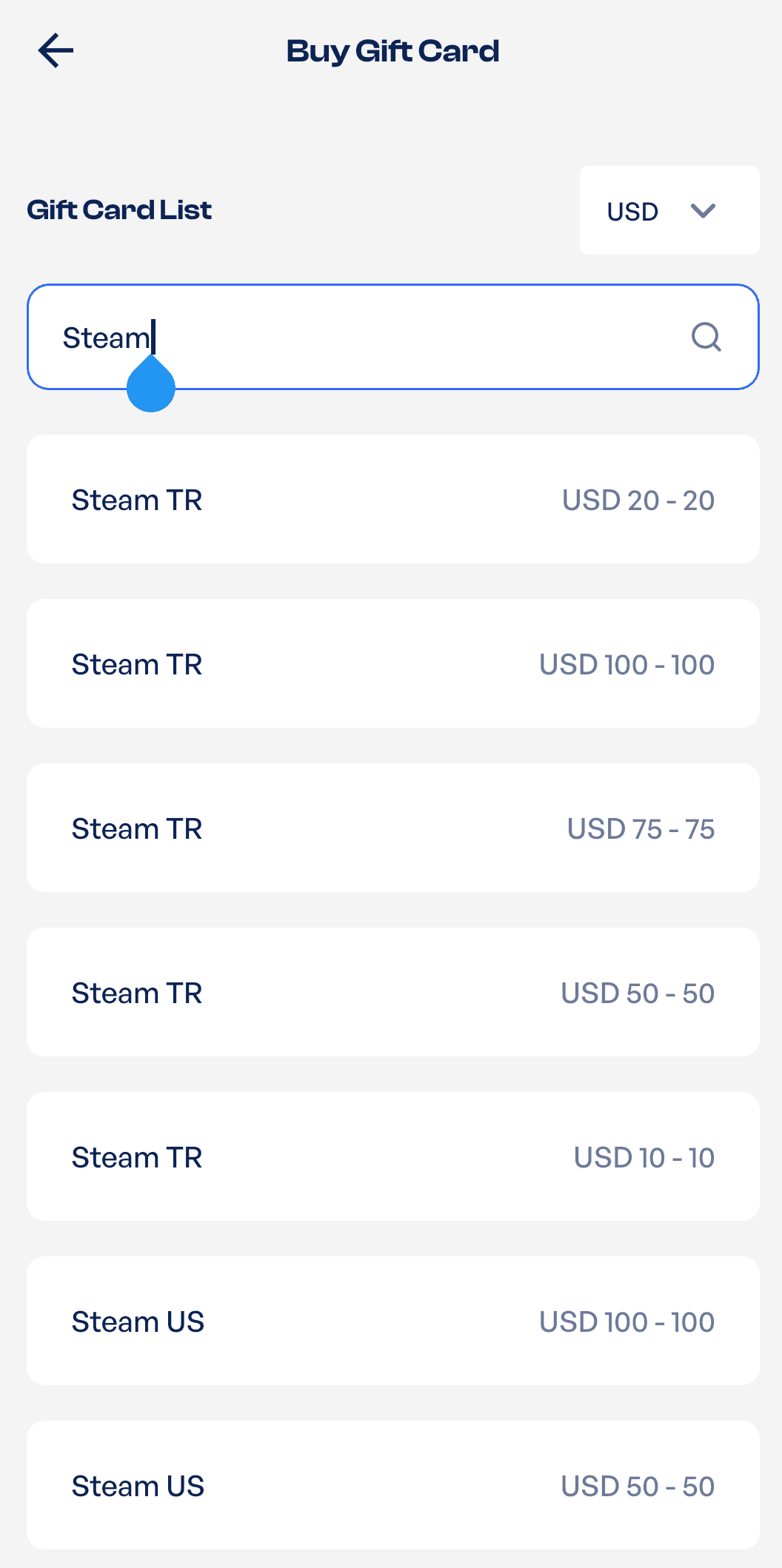 Buy Steam gift cards with Naira