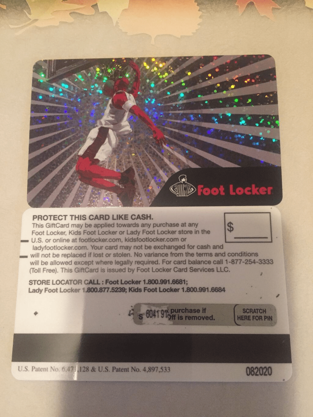 Foot Locker gift card