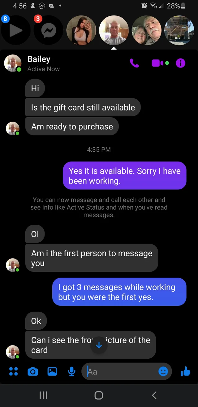 Trading gift cards on Reddit