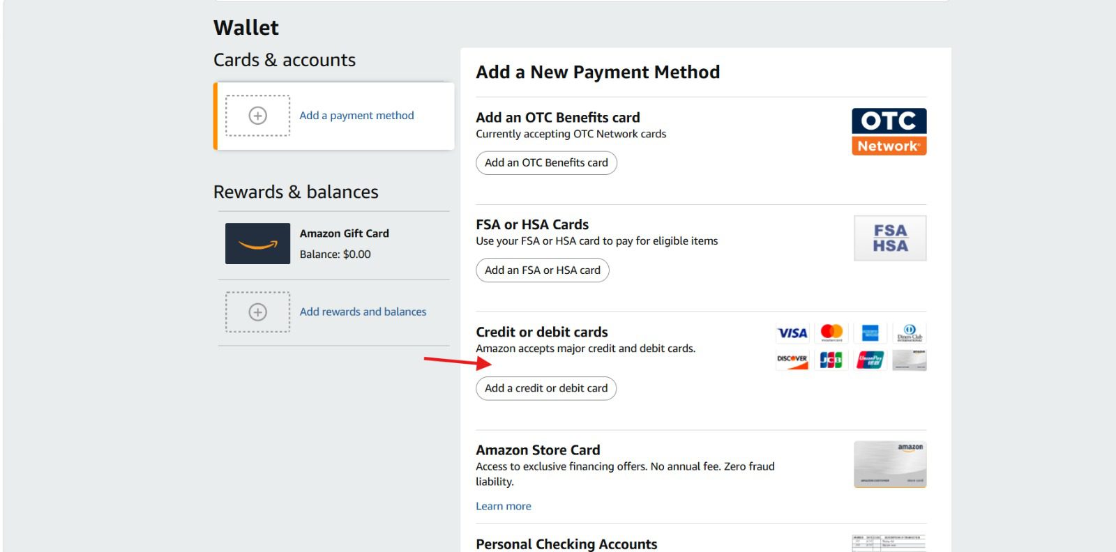How to use American Express gift card on Amazon 