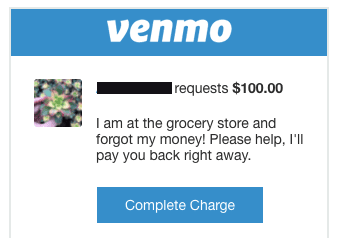 Common Venmo scams