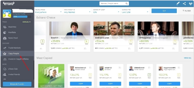 eToro Copy Trading review