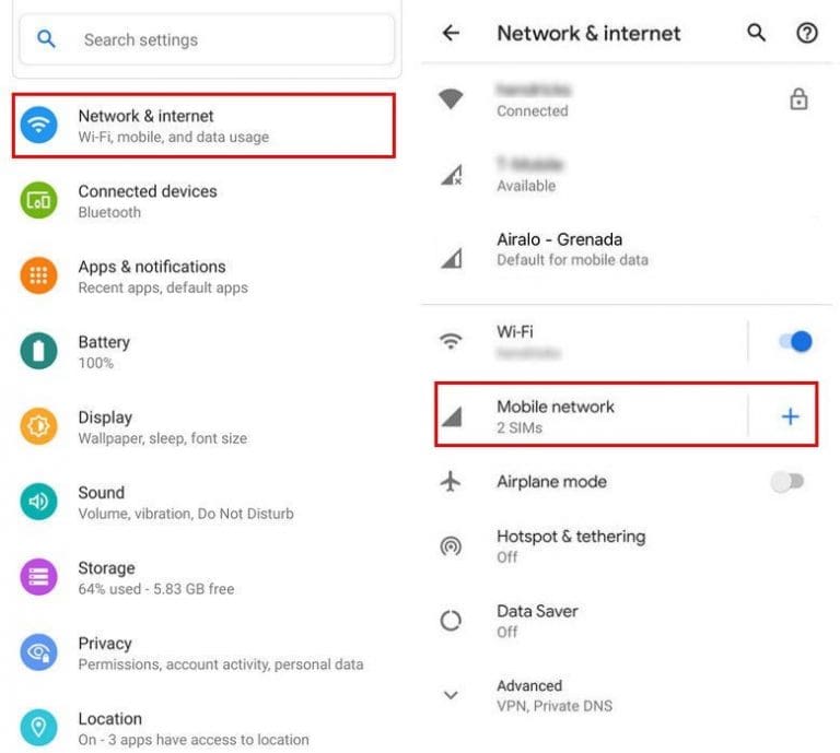 Setting up eSIM on popular smartphones