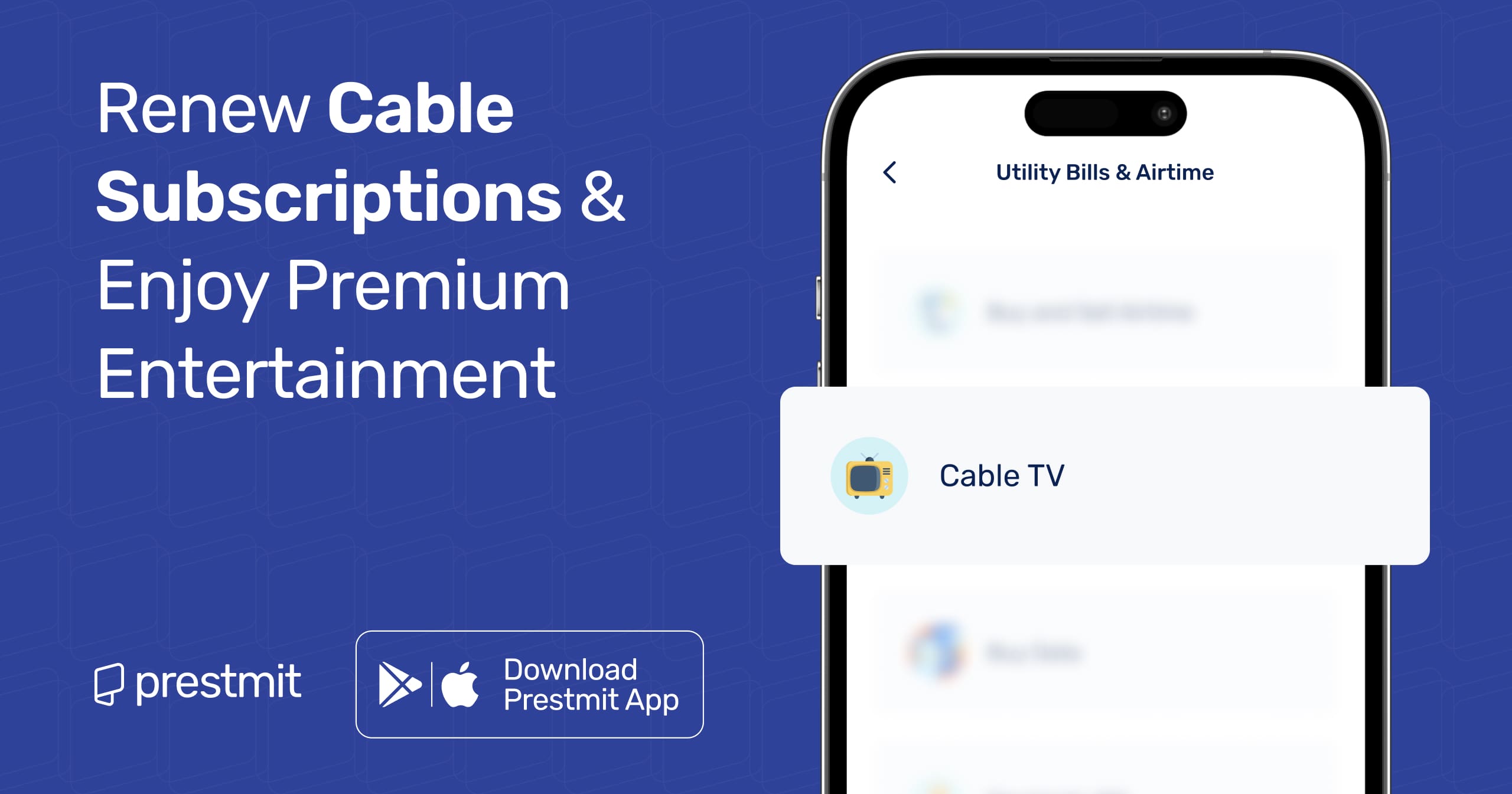 Pay For Cable TV (GOtv, DStv) Subscription Instantly - Prestmit