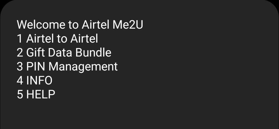 Transfer airtime on Airtel 