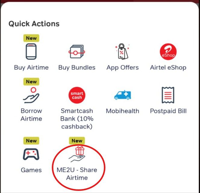 How to share airtime on Airtel