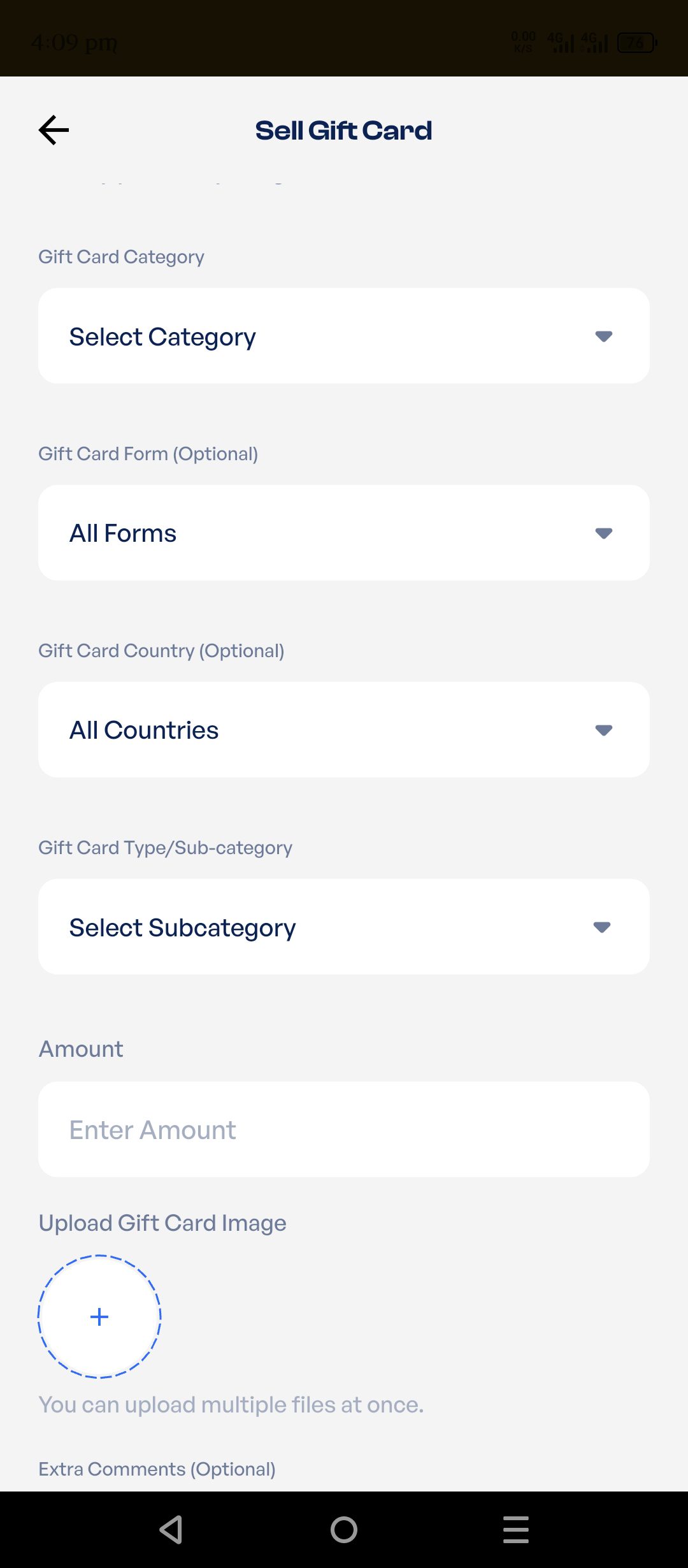 Sell gift card to Naira in 3 minutes