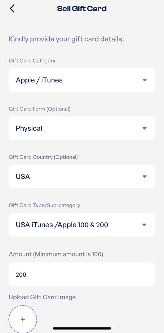 $200 iTunes gift card in Naira 