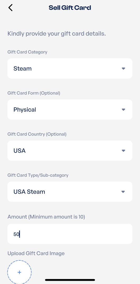 How to sell Steam gift card in Nigeria