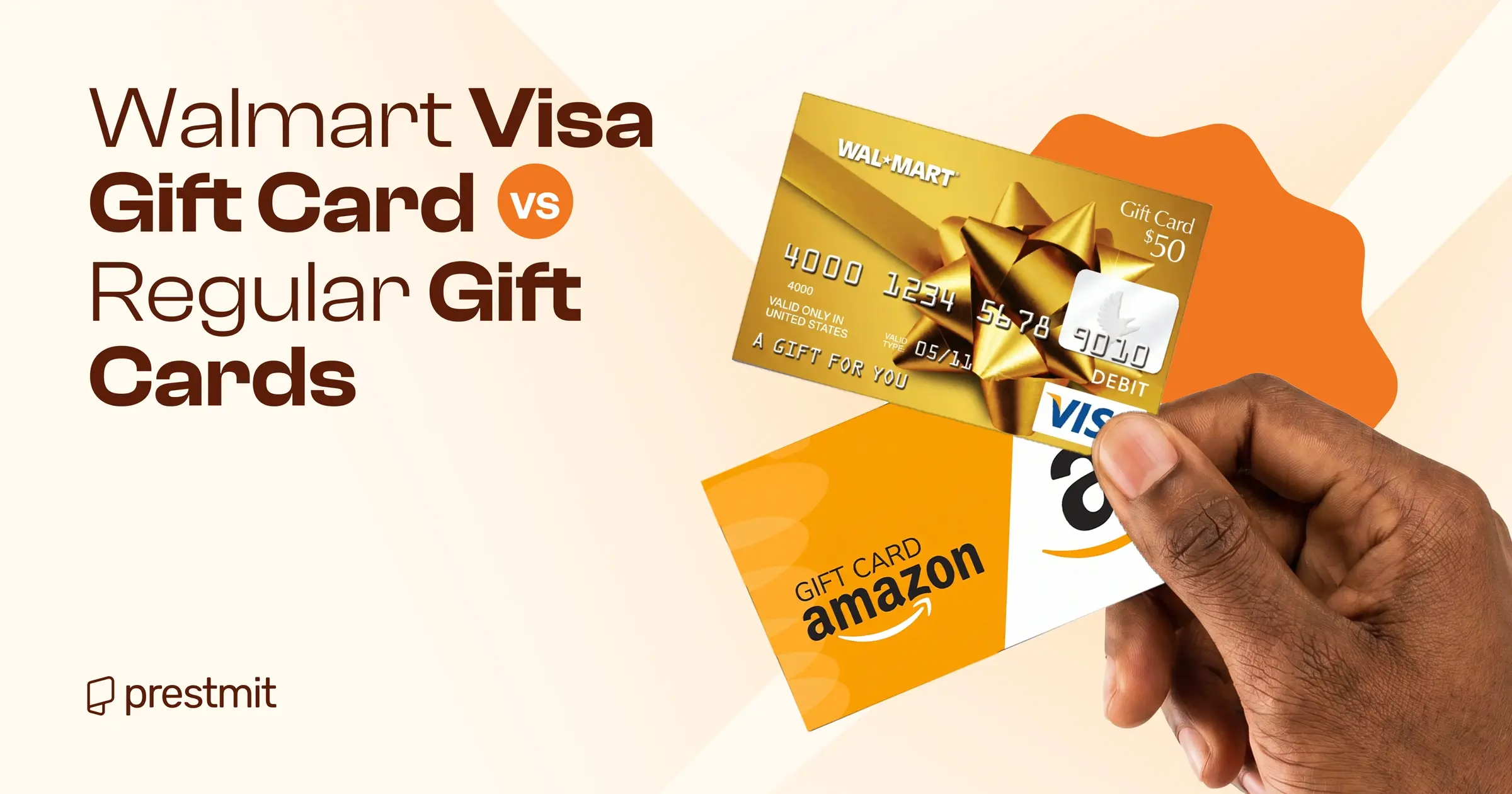 Walmart Visa Gift Card vs. Regular Gift Cards: Key Differences