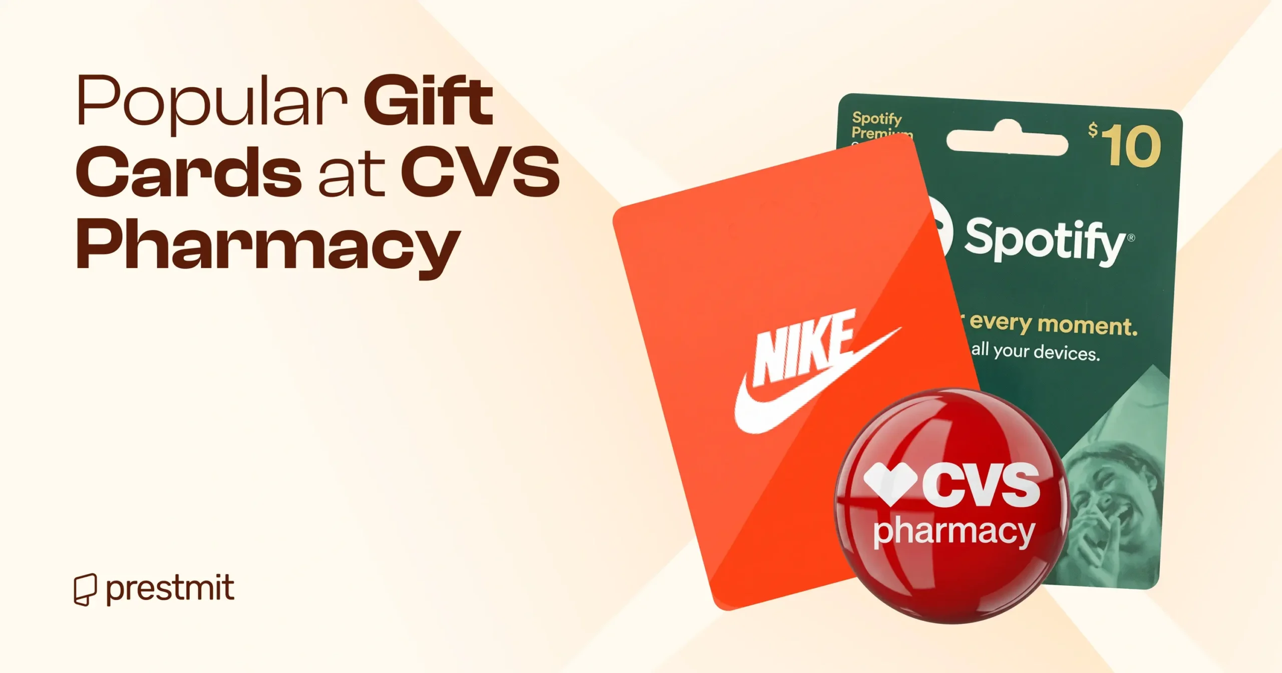 Complete List of Gift Cards Available at CVS Pharmacy