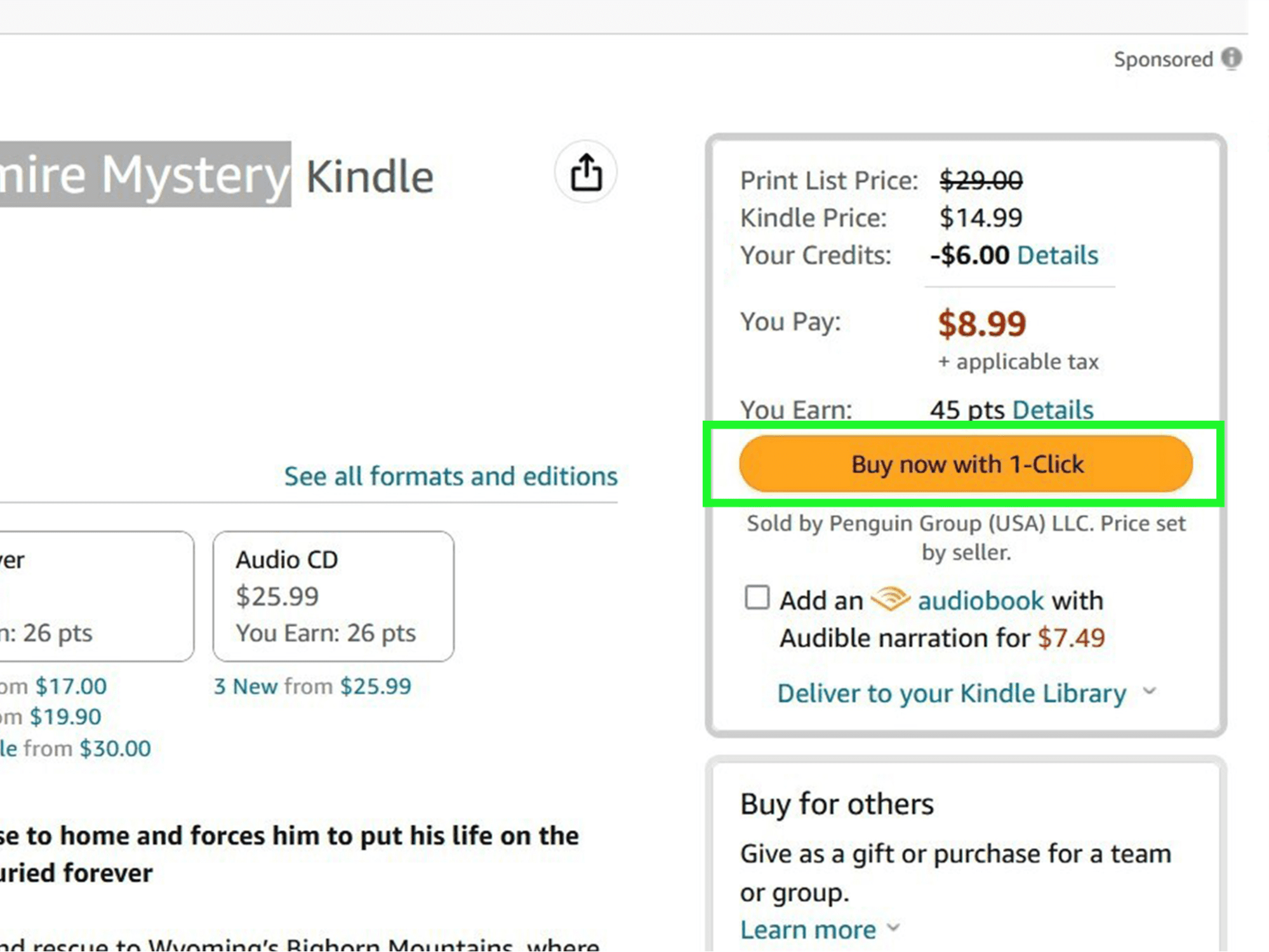 Use Amazon gift card on Kindle