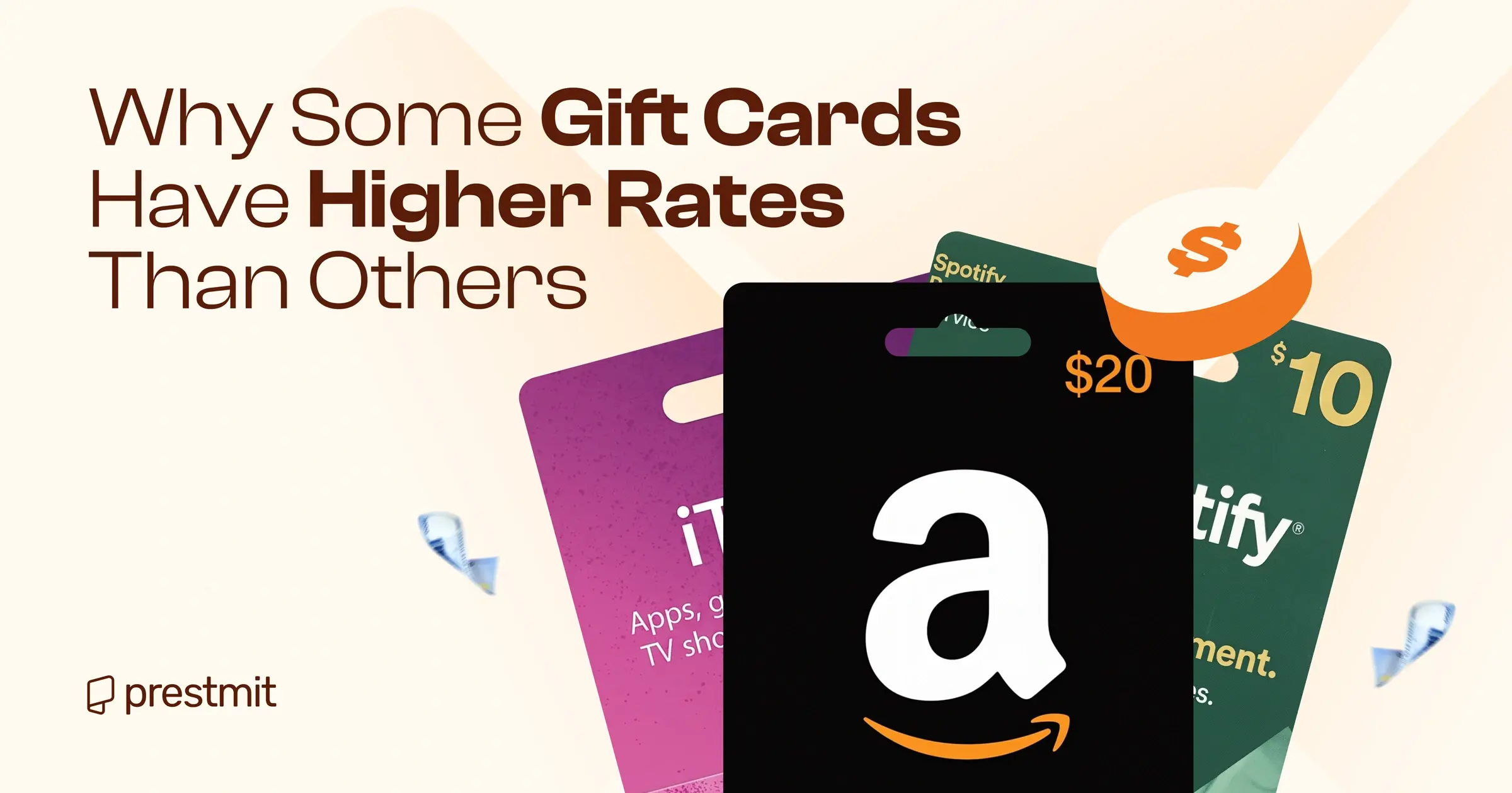 Why Some Gift Cards Have Higher Rates Than Others