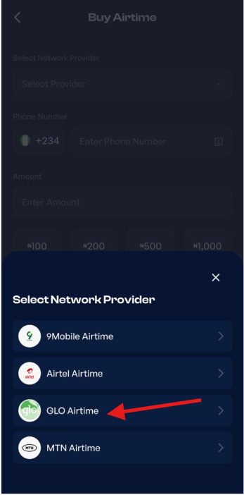 USSD recharge code for Glo