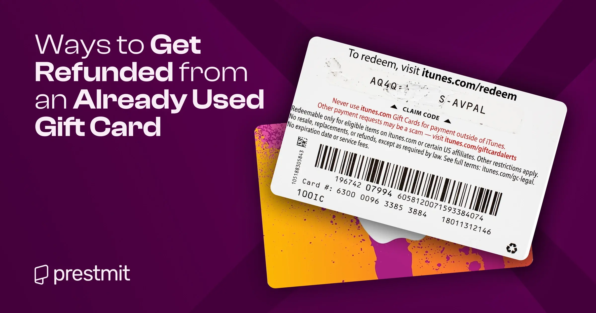 Gift Card Already Redeemed? How to Get Your Money Back